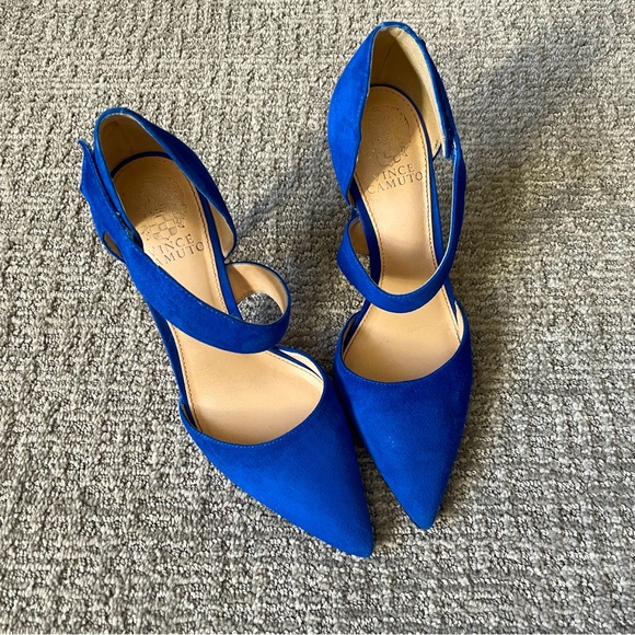 Vince Camuto D’Orsay Cobalt Blue Pumps, Size 6.5 - Picture 1 of 10